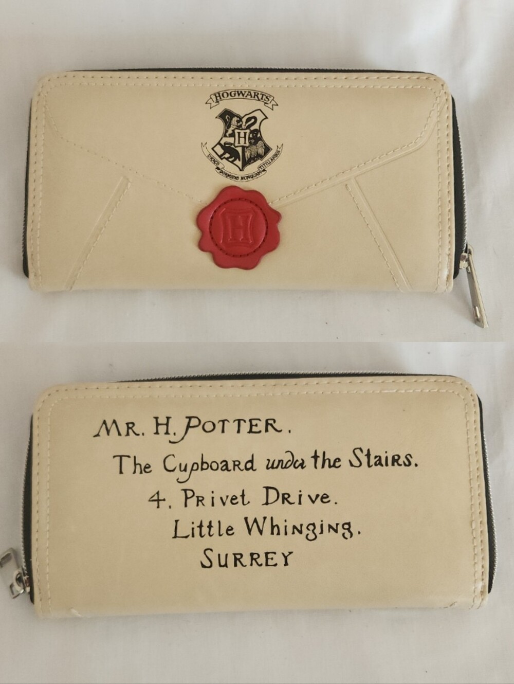 Harry Potter Hogwarts Letter Zipper Wallet Purse